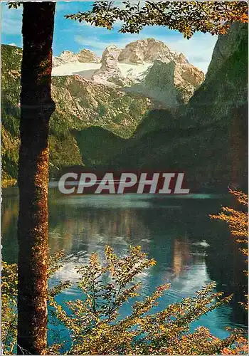 Cartes postales moderne Malerisches salzkammergut gosau see 933 m die perle im salzkammergut mit hohem dachstein 3004 m