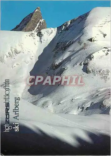 Cartes postales moderne Osterreich trittkopfbahn 1720 2324 m mit roggspitze 2747 m bei zurs am arlberg vorarlberg