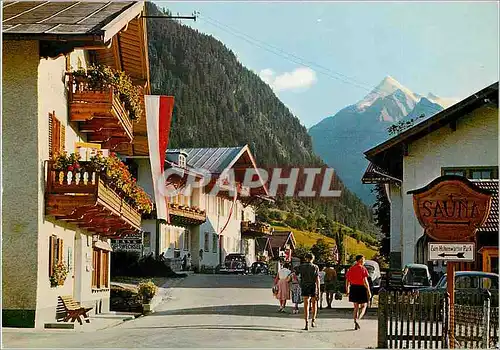 Cartes postales moderne Osterreich erholungsort kaprun 786 m gegen des kitzsteinhorn 3204 m land salzburg