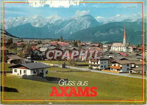 Moderne Karte Osterreich gruss aus axams