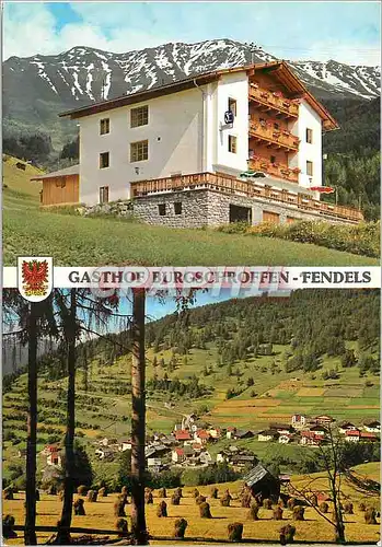 Cartes postales moderne Osterreich gasthof burgschroffen fendels
