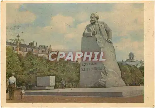 Cartes postales moderne Moscow monument to karl marx (sculptot)