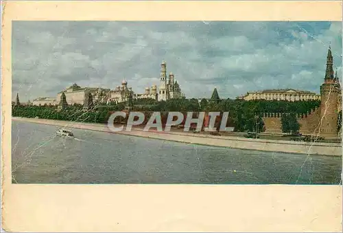 Cartes postales moderne Moscow le kremlin