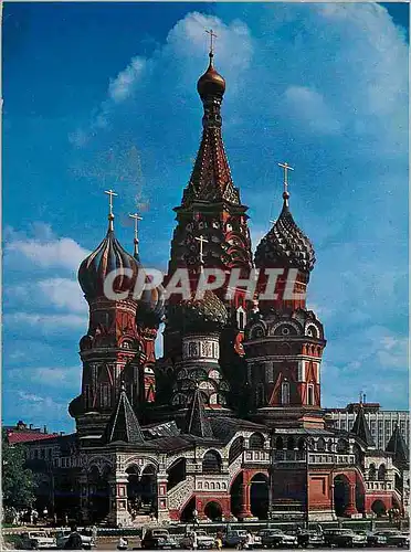 Moderne Karte Moscow st basil cathedral