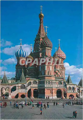 Cartes postales moderne Moscow la cathedral de basile le bienheureux