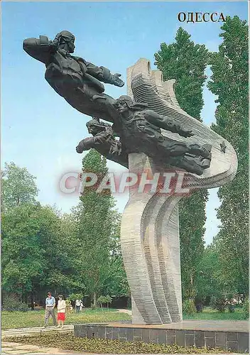 Cartes postales moderne Odessa monument to pilots of the 69th aur fighter regiment sculptors V petrow n eremenko archite