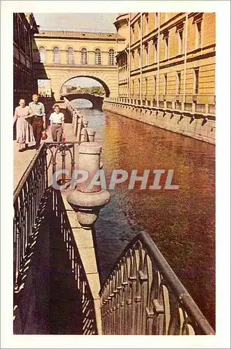 Moderne Karte Leningrad Le Canal d'Hiver