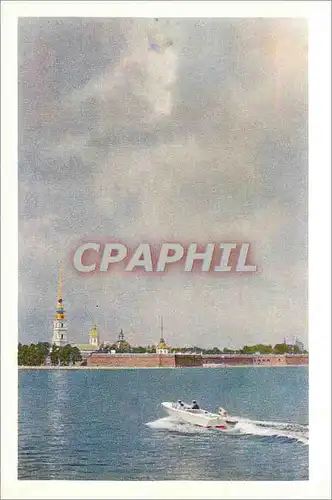 Moderne Karte Leningrad La forteresse Pierre et Paul
