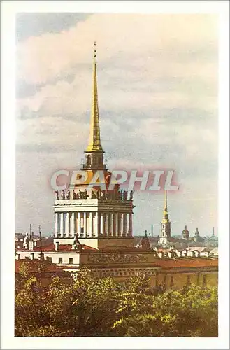 Moderne Karte Leningrad L'aiguille de l'Amiraute