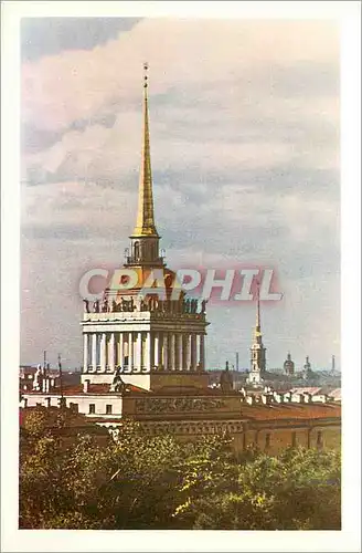 Moderne Karte Leningrad L'aiguille de l'Amiraute