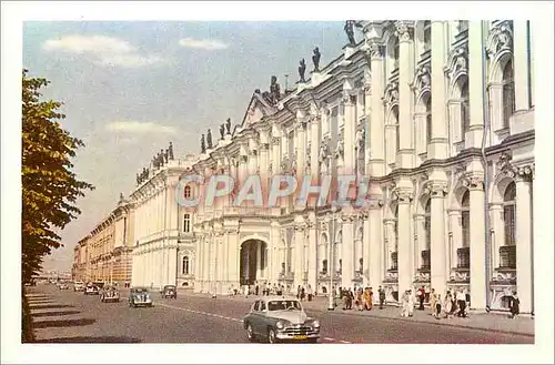 Moderne Karte Leningrad Le Palais d'Hiver (l'Ermitage)