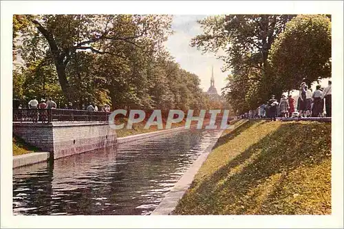 Moderne Karte Leningrad Leningrad Le Canal des Cygnes