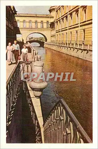 Moderne Karte Leningrad Le Canal d'Hiver