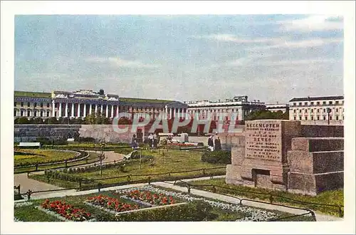 Moderne Karte Leningrad Le monument aux martyrs de la Revolution