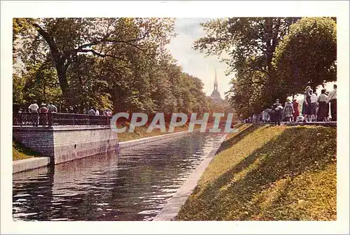 Moderne Karte Leningrad Le Canal des Cygnes