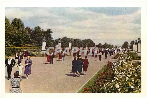 Moderne Karte Leningrad Le parc de la Victoire