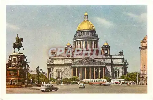 Moderne Karte Leningrad La Cathedrale Saint Isaac