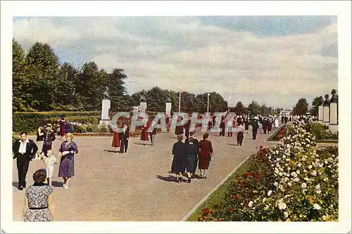 Moderne Karte Leningrad Le parc de la Victoire