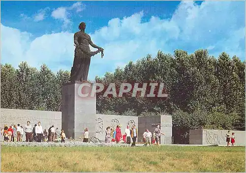 Cartes postales moderne Leningrad Le Memorial au cimetiere Piskarevkoie La Mere Patrie
