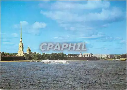 Cartes postales moderne Leningrad Le Neva et la forteresse de Pierre et Paul