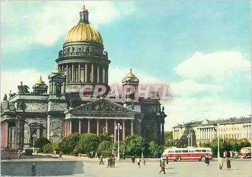 Cartes postales moderne Leningrad Place St Isaac Musee de la cathedrale