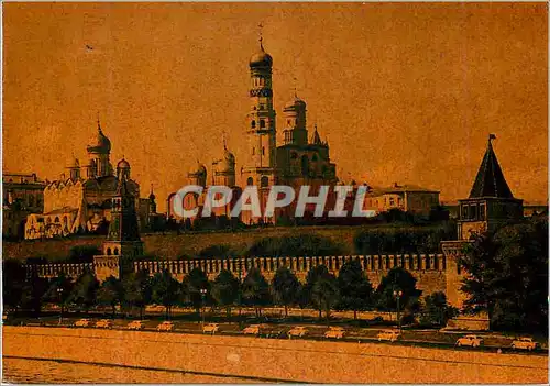 Cartes postales moderne Moscow The Kremlin View from the Moskva River