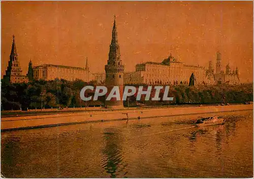 Moderne Karte Moscow The Kremlin View from the Kamenny Bridge
