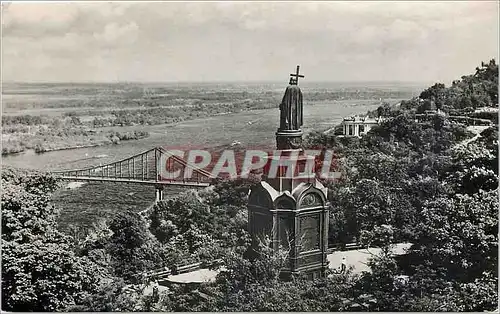 Cartes postales moderne Kiev Vue sur le Dniepr du Mont Volodymyr