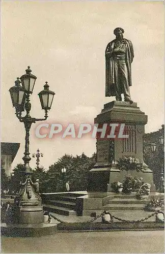 Moderne Karte Moscow Monument to A S Pushkin