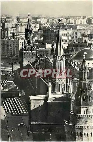 Moderne Karte Moscow The Kremlin Towers