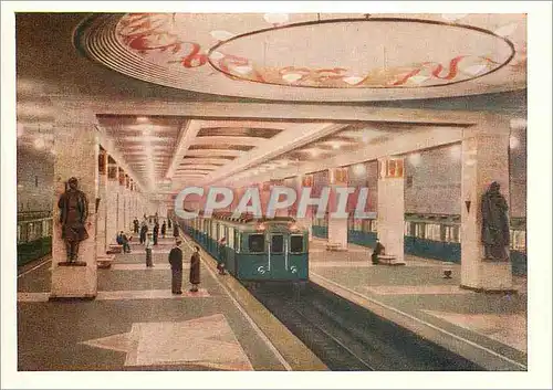 Moderne Karte Moscow Metro