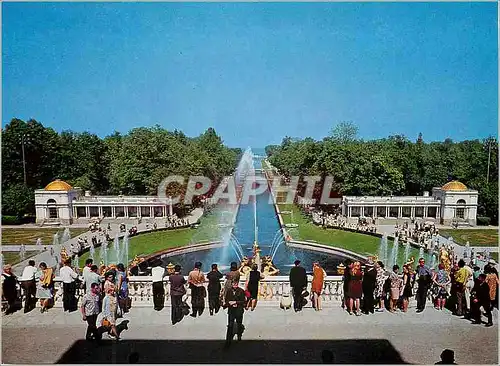 Moderne Karte Petrodvorets The Fountains Leningrad