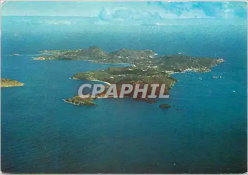 Moderne Karte Saint Barthelemy Antilles Francaises