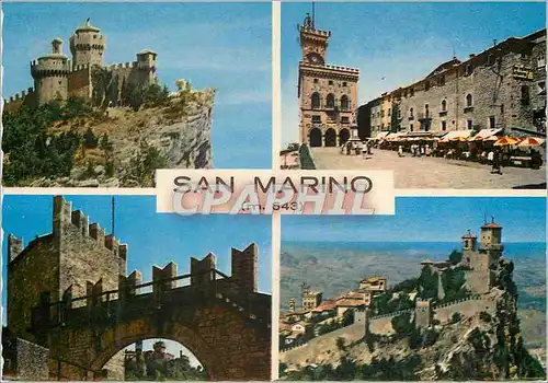 Cartes postales moderne San Marino La plus petit republique du monde au coeur de l'Italie