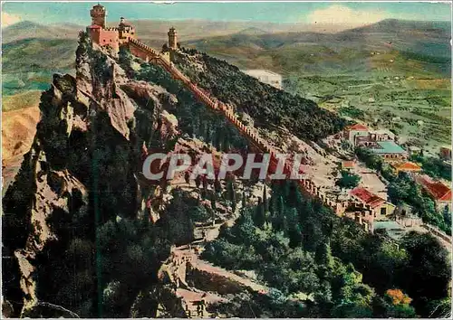 Moderne Karte San Marino Seconda Torre