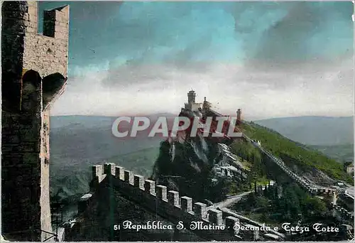 Cartes postales moderne San Marino Deuxieme et Tierce Tour