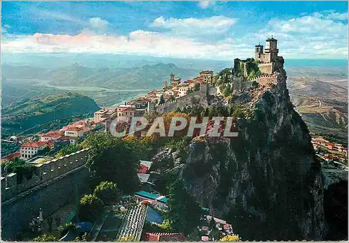 Cartes postales moderne San Marino La Premiere tour Panorama