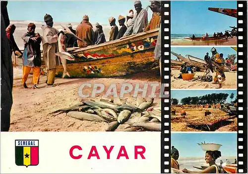 Moderne Karte Senegal Cayar Retour de Peche