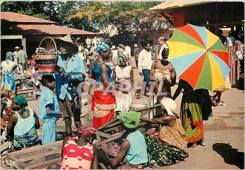 Cartes postales moderne Senegal Marche Africain