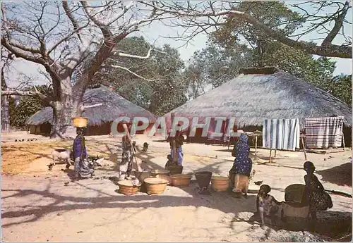 Moderne Karte Senegal Village de Casamance