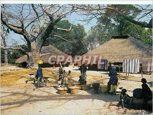 Moderne Karte Senegal Village de Casamance