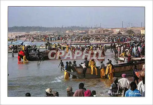 Moderne Karte Senegal Kayar Le retour des pecheurs