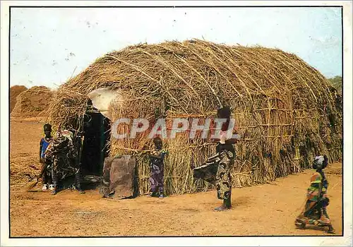 Cartes postales moderne Senegal Une case peulh