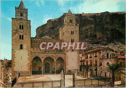 Moderne Karte Cefalu La Cathedrale