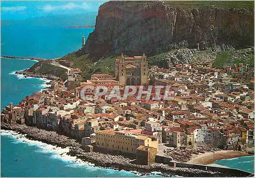 Cartes postales moderne Cefalu Panorama Vue aerienne