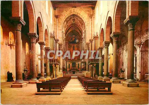 Cartes postales moderne Cefalu Cathedrale (Interieur)