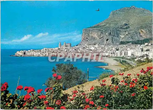 Moderne Karte Cefalu Panorama