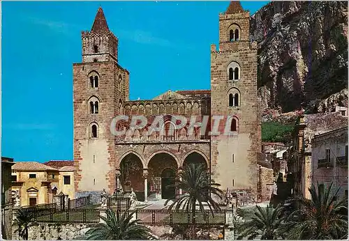 Moderne Karte Cefalu La Cathedrale