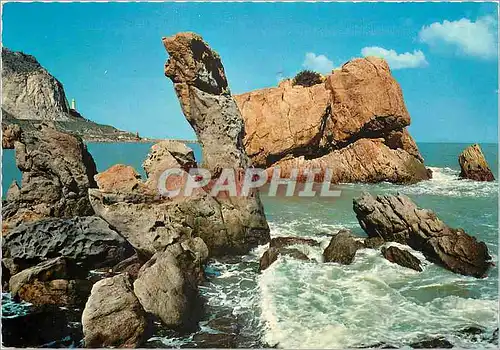 Cartes postales moderne Cefalu La falaise