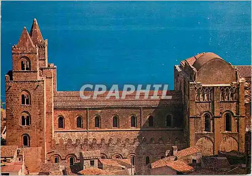 Cartes postales moderne Cefalu Le Dome Cote droit